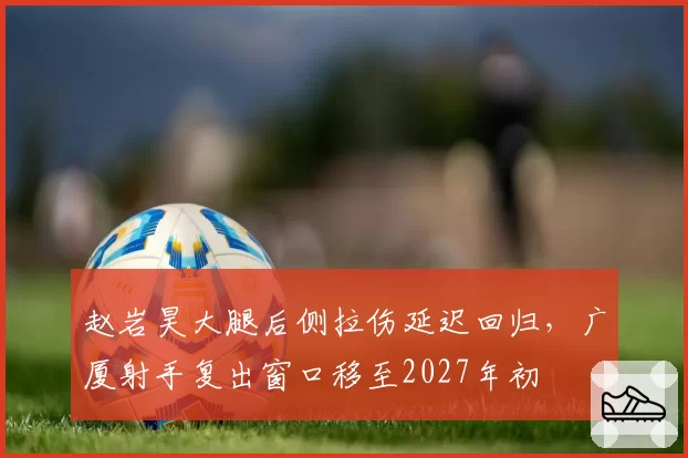 赵岩昊大腿后侧拉伤延迟回归，广厦射手复出窗口移至2027年初